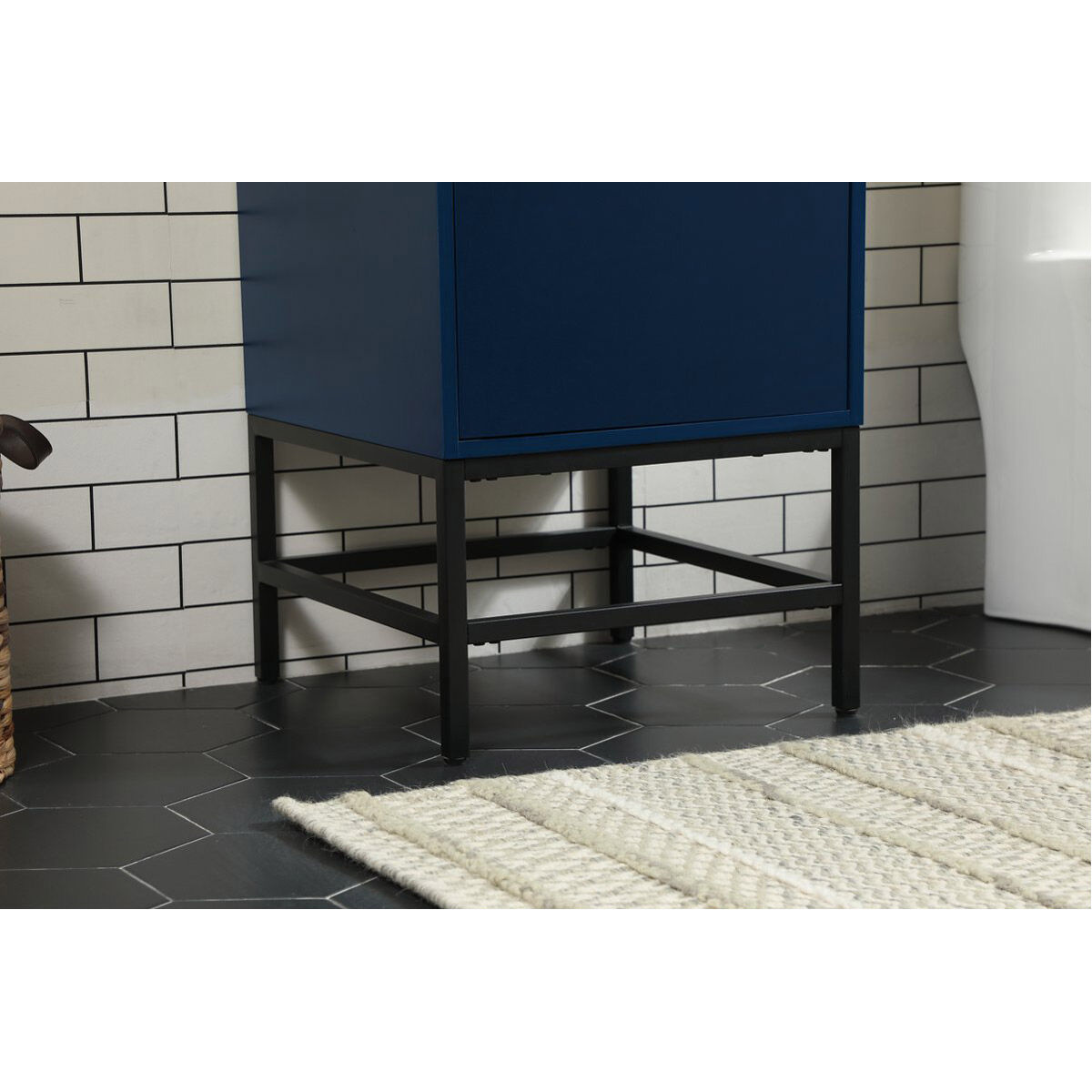 Eugene 19 X 18 X 33.5 inch Blue Vanity Sink Set