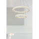 Bowen 2 Light 24 inch Chrome Chandelier Ceiling Light