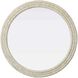 Marlowe 42 X 42 inch Linen White Mirror