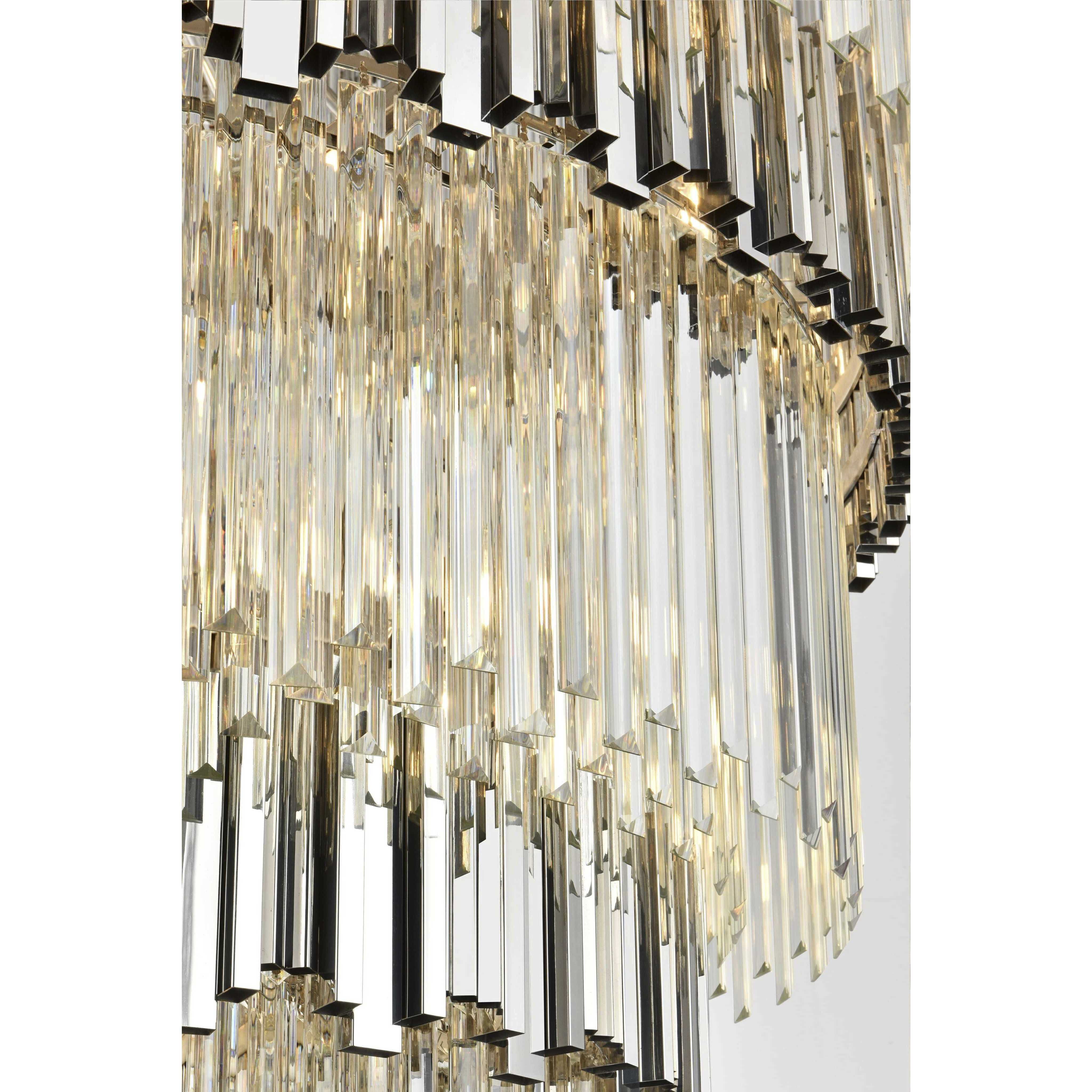 Willow 43 Light 59 inch Chrome Chandelier Ceiling Light