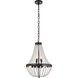 Valeria 5 Light 14 inch Black Pendant Ceiling Light