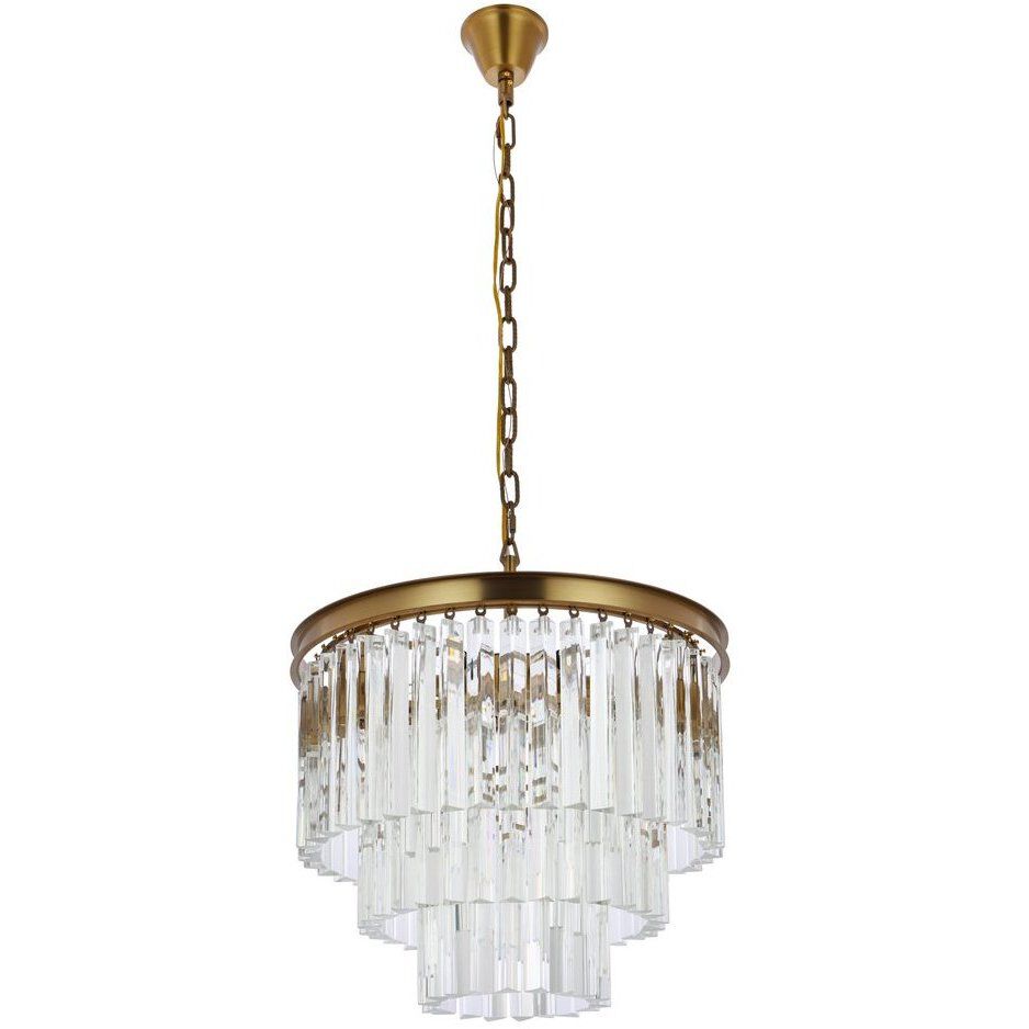 Sydney 9 Light 20 inch Satin Gold Chandelier Ceiling Light