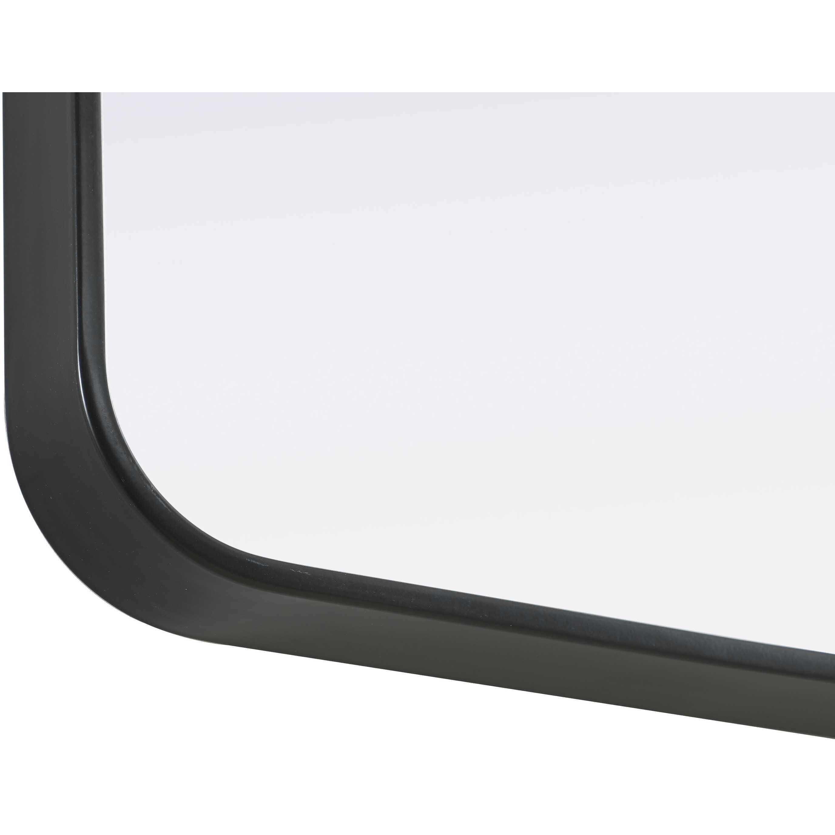 Remy 36 X 18 inch Black Mirror