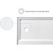 Laredo Glossy White Shower Base