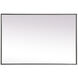 Eternity 36 X 24 inch Silver Mirror in 24 x 36