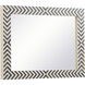Colette 32 X 24 inch Chevron Wall Mirror