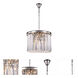 Sydney 6 Light 20 inch Polished Nickel Pendant Ceiling Light in Clear, Urban Classic