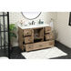 Soma 48 X 19 X 34 inch Natural Oak Vanity Sink Set
