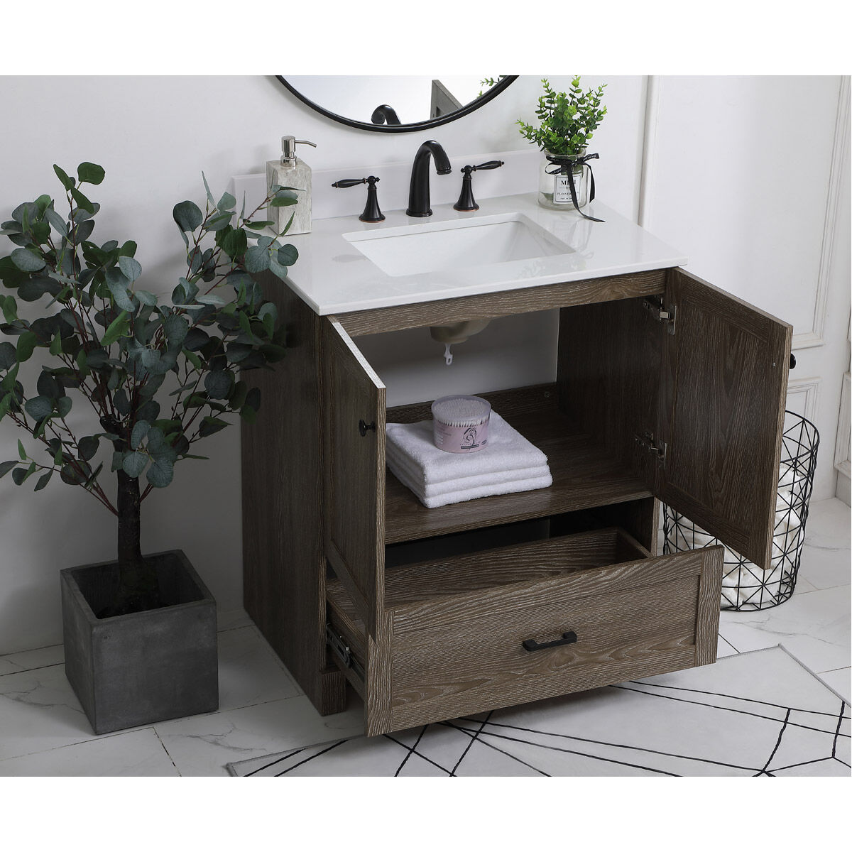 Backsplash 32 X 1 X 4 inch Ivory White Bathroom Vanity Backsplash