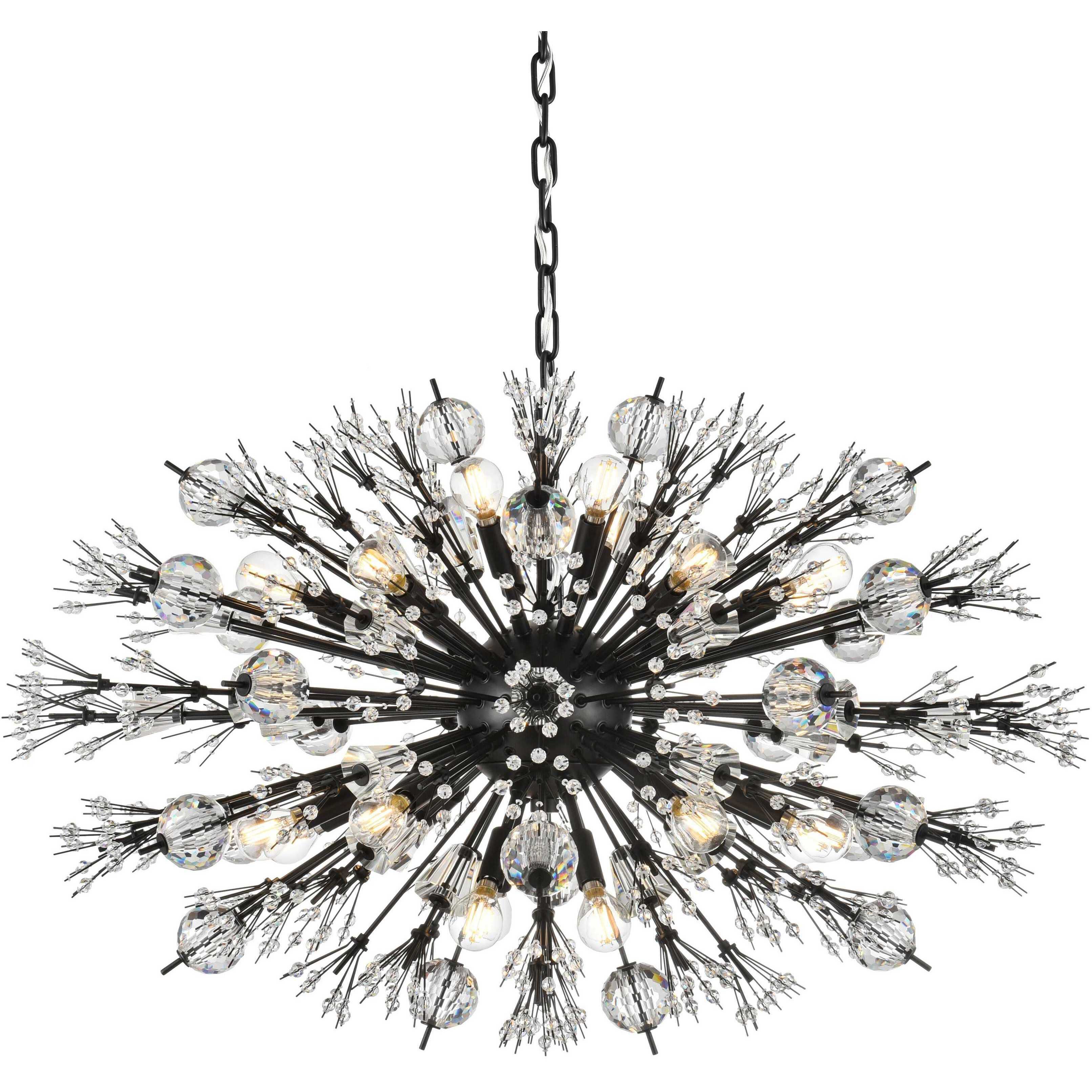 Vera 24 Light 23 inch Black Pendant Ceiling Light
