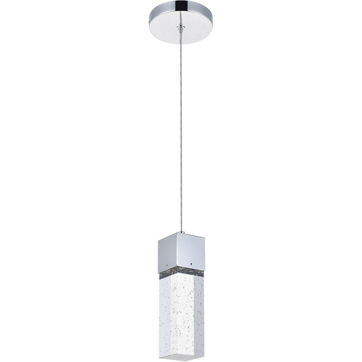 Novastella LED 4.72 inch Chrome Pendant Ceiling Light