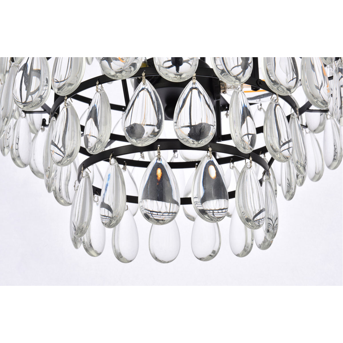 Mila 3 Light 14 inch Black Pendant Ceiling Light