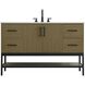 Lennox 54 X 34 inch Chestnut Brown Bathroom Vanity Cabinet