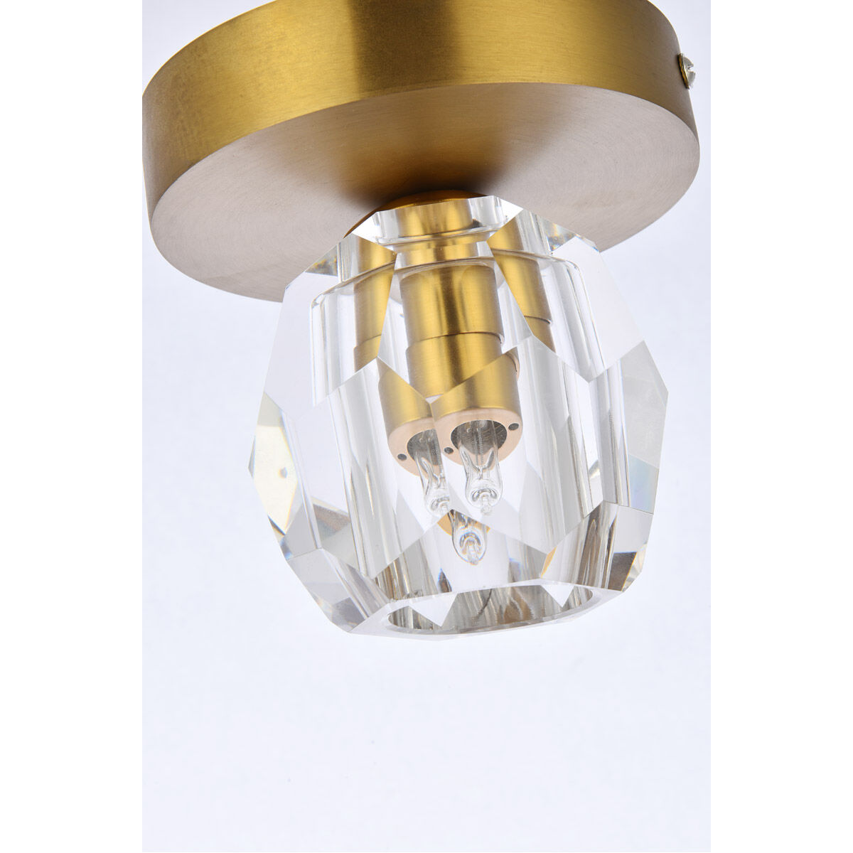 Eren 1 Light 5 inch Gold Flush Mount Ceiling Light