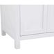 Lewis 72 X 22 X 34 inch White Vanity Sink Set