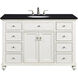 Otto 48 X 35 inch Antique White with Black Granite Vanity Set 