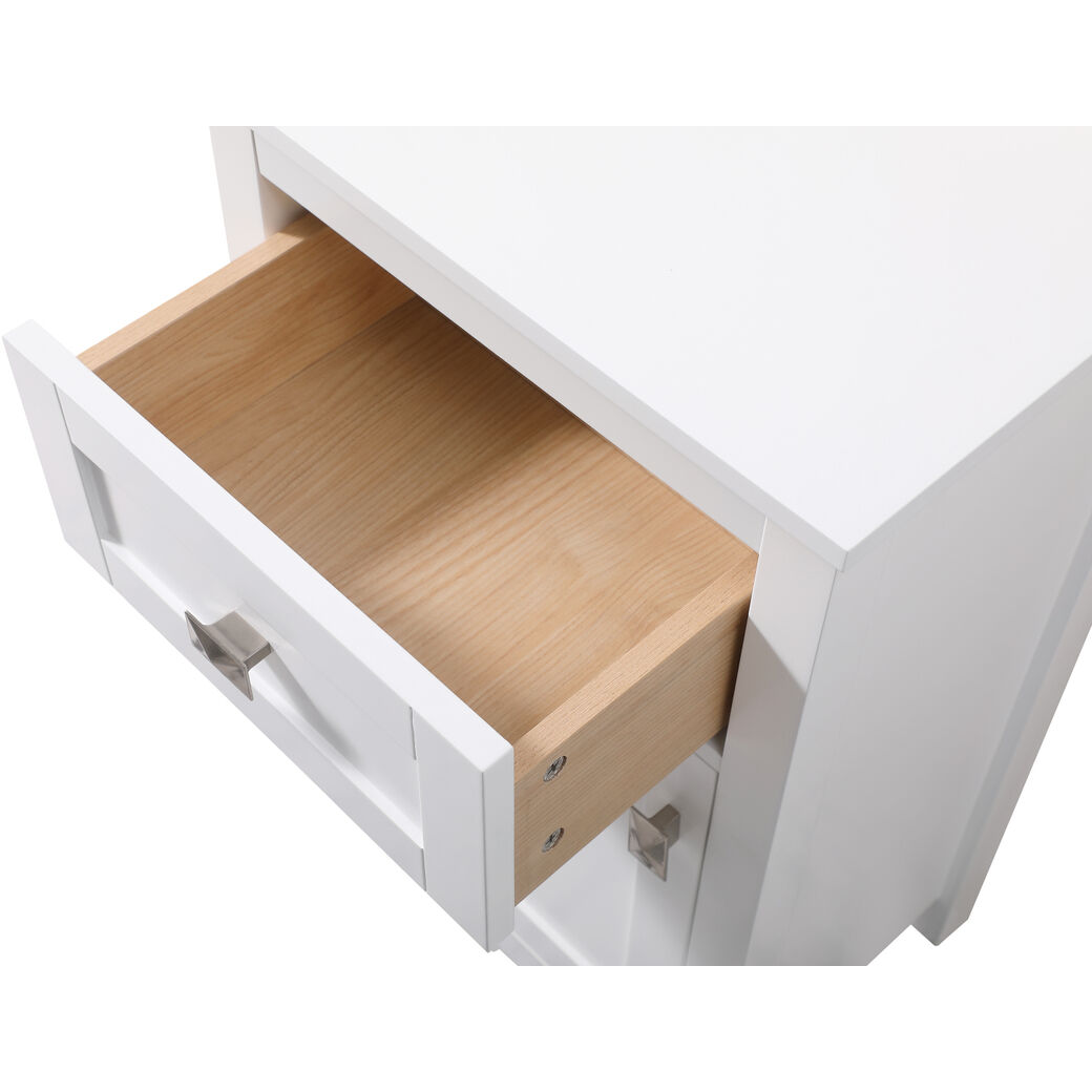 Adian White Bathroom Storage Cabinet