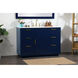 Blake 48 X 22 X 34 inch Blue Vanity Sink Set