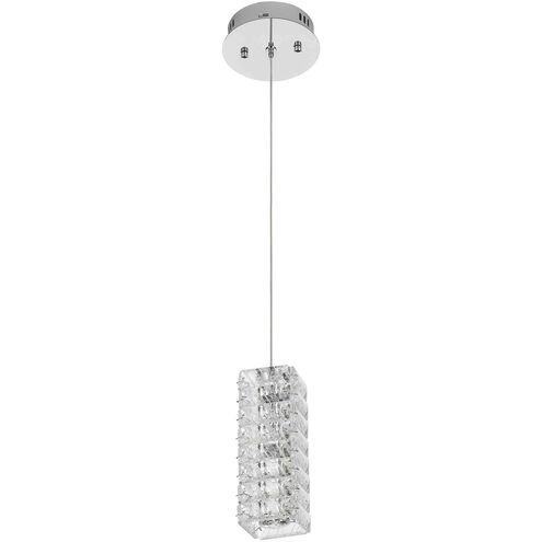 Aston 1 Light 6.5 inch Chrome Pendant Ceiling Light