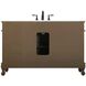 Danville 54 X 36 inch Teak Bathroom Vanity Cabinet