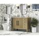 Blakely 42 X 34 inch Linen Oak Bathroom Vanity Cabinet