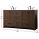 Soma 60 X 19 X 34 inch Expresso Vanity Sink Set