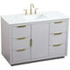 Blake 48 X 22 X 34 inch Grey Vanity Sink Set