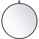 Eternity 21 X 21 inch Black Wall Mirror