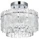 Emilia 3 Light 12 inch Chrome Flush Mount Ceiling Light