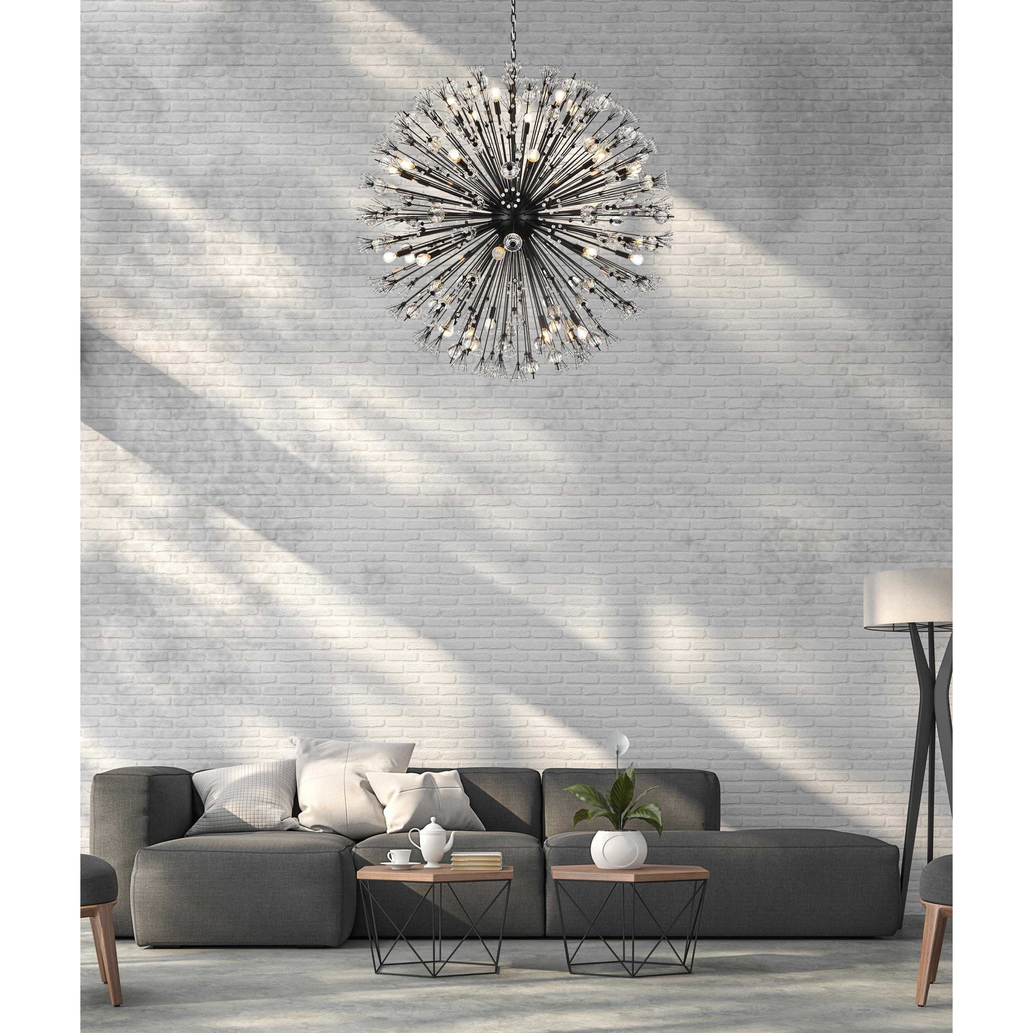 Vera 34 Light 50 inch Black Pendant Ceiling Light