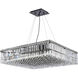 Maxime 12 Light 32 inch Black and Clear Chandelier Ceiling Light in Royal Cut