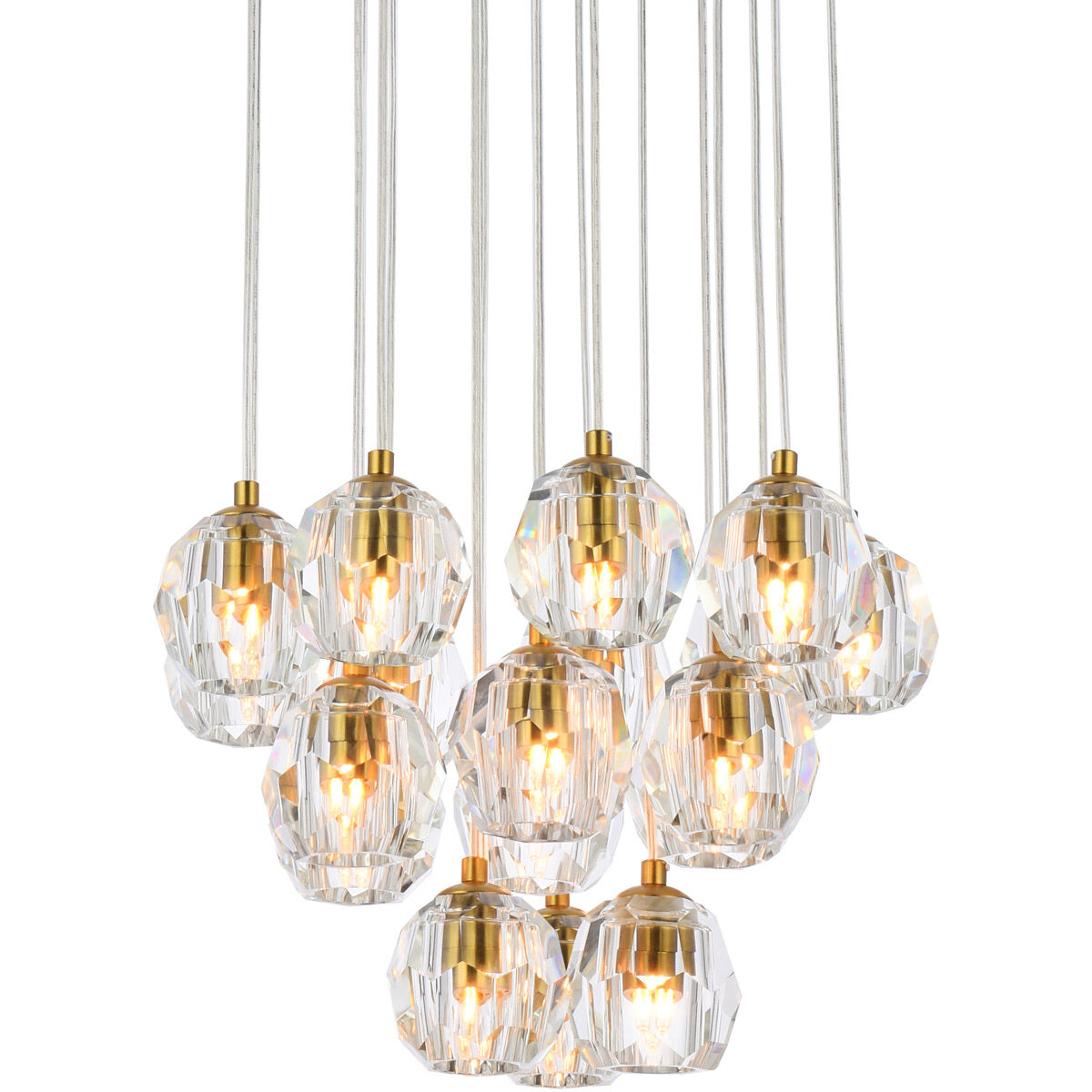 Eren 18 Light 15 inch Gold Pendant Ceiling Light