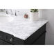 Wesley 48 X 22 X 35 inch Black Vanity Sink Set