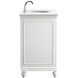 Otto 42 X 21 X 35 inch Antique White Vanity Sink Set