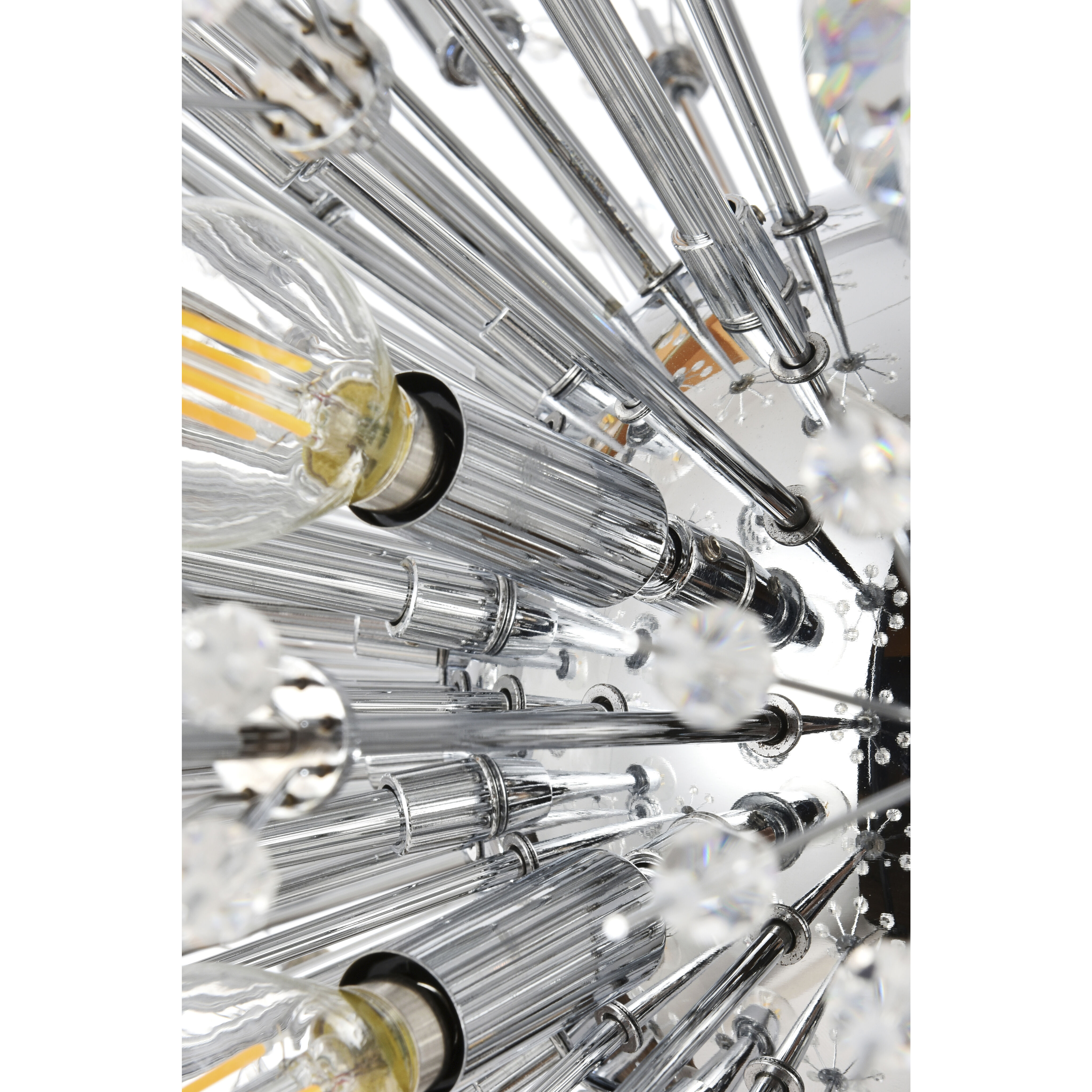 Vera 100 Light 25.5 inch Chrome Chandelier Ceiling Light