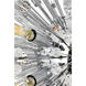 Vera 100 Light 25.5 inch Chrome Chandelier Ceiling Light