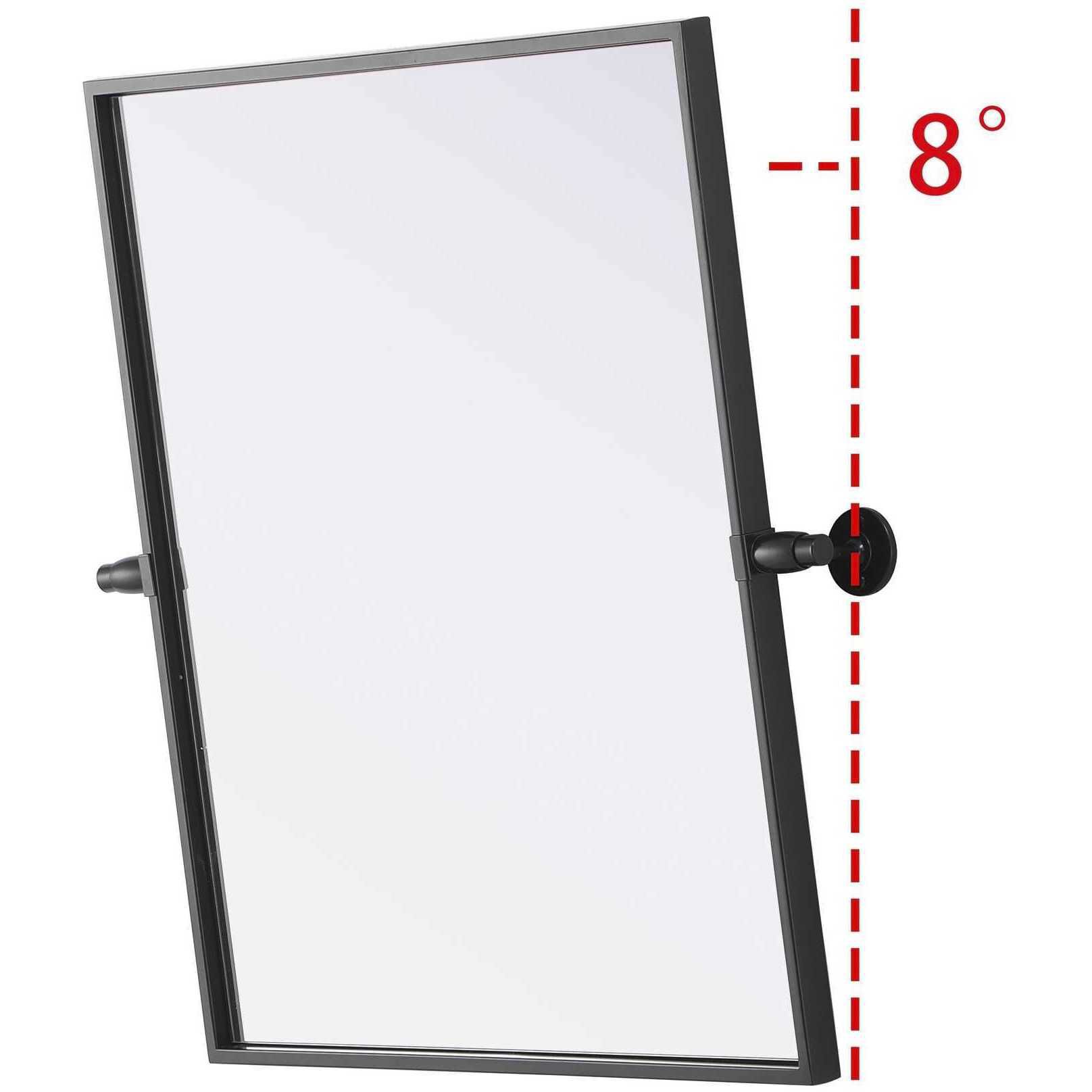 Amoura 24 X 20 inch Black Mirror