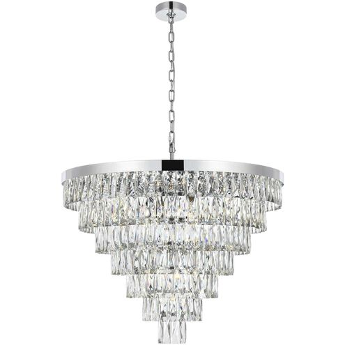 Josephine 25 Light 32 inch Chrome Chandelier Ceiling Light