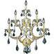 Maria Theresa 7 Light 22 inch Gold Wall Sconce Wall Light in Clear, Royal Cut