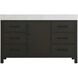 Nathan 54 X 34 inch Mocha Brown Bathroom Vanity Cabinet in 1