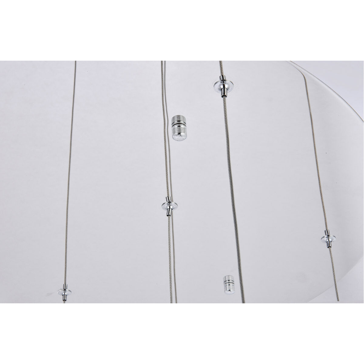 Amherst LED 24 inch Chrome Chandelier Ceiling Light