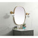Brynn 36 X 30 inch Brass Mirror in 30 x 36