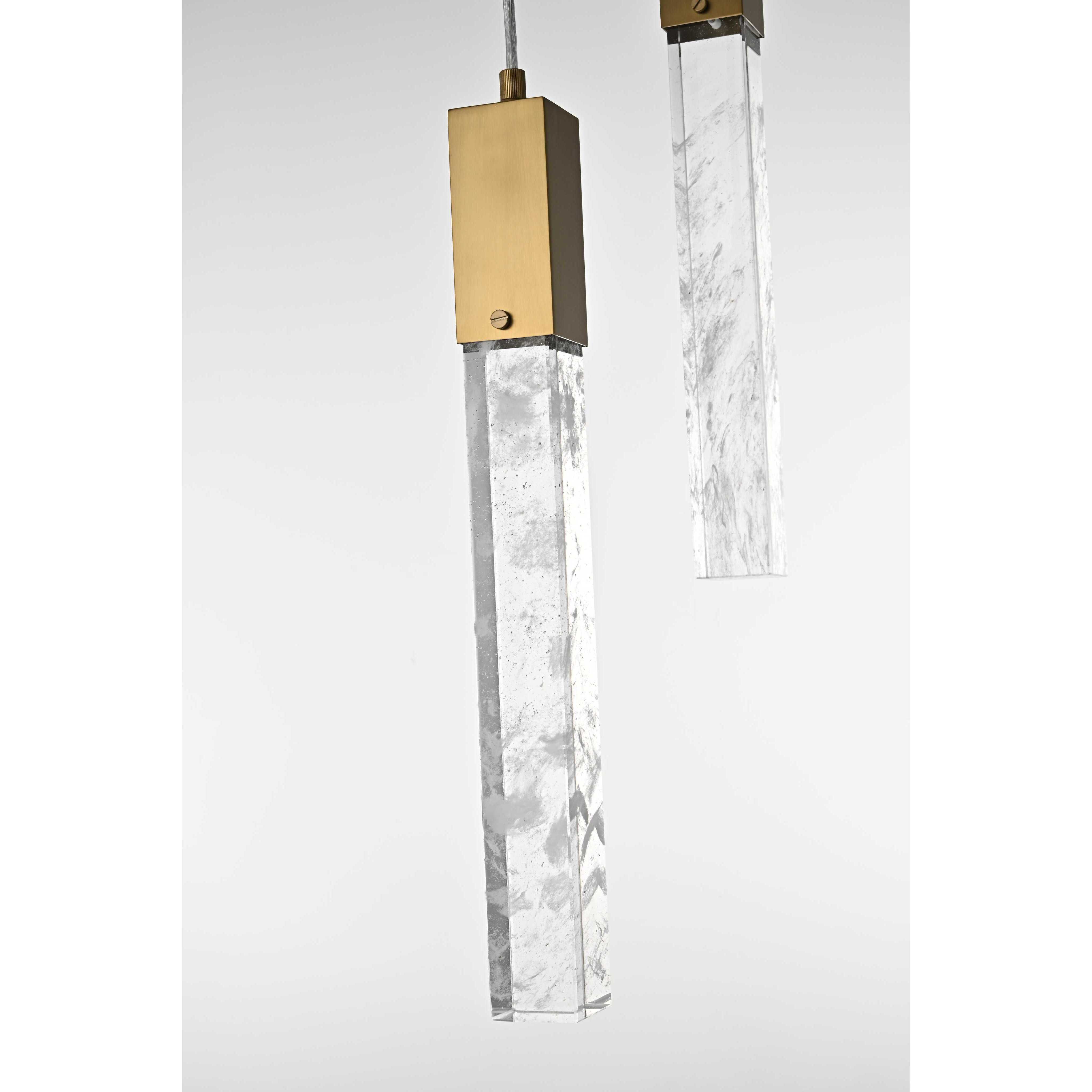 Aurora 25 Light 42 inch Satin Gold Chandelier Ceiling Light