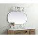 Brynn 48 X 24 inch Silver Mirror in 24 x 48
