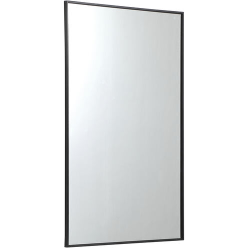 Monet 48 X 30 inch Black Wall Mirror
