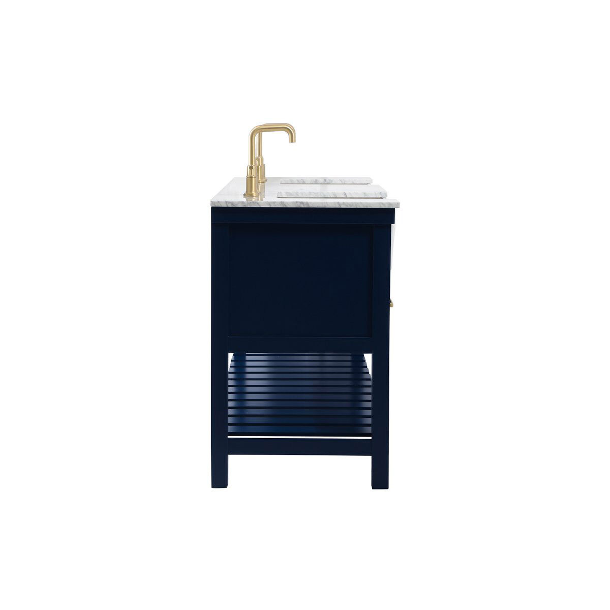 Clement 72 X 22 X 34 inch Blue Bathroom Vanity Cabinet
