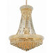 Primo 14 Light 28 inch Gold Dining Chandelier Ceiling Light in Royal Cut