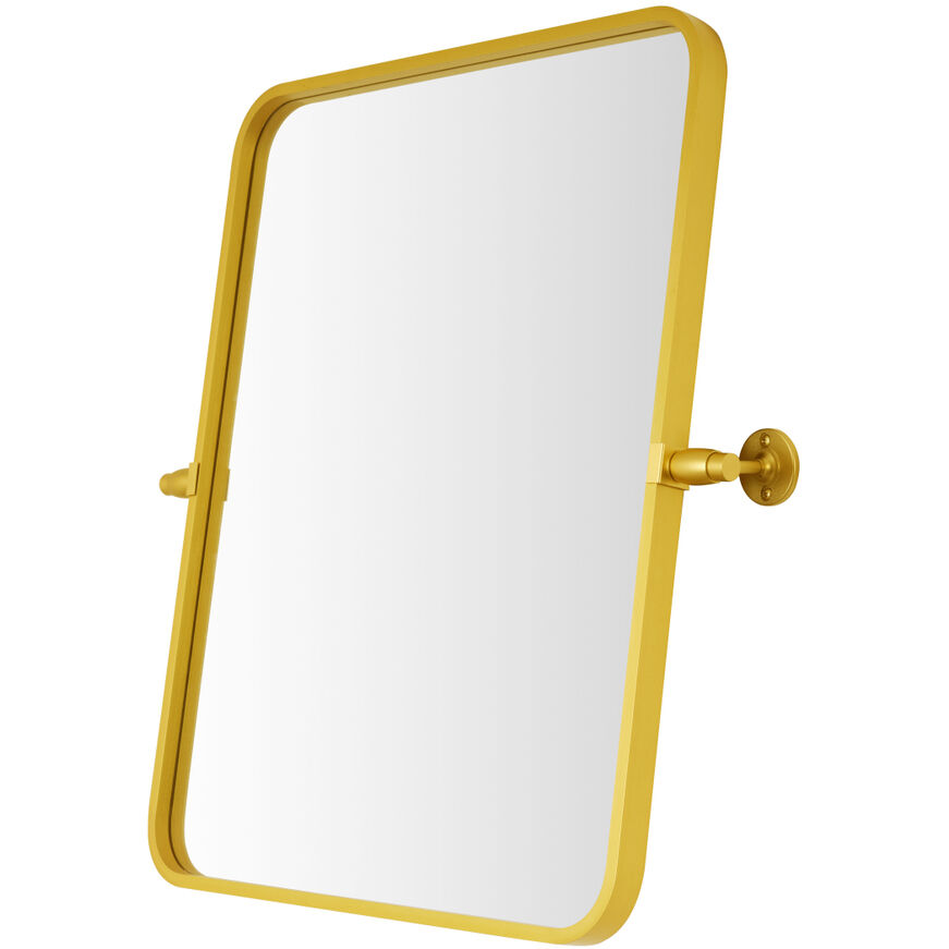 Everly 24 X 20 inch Gold Mirror