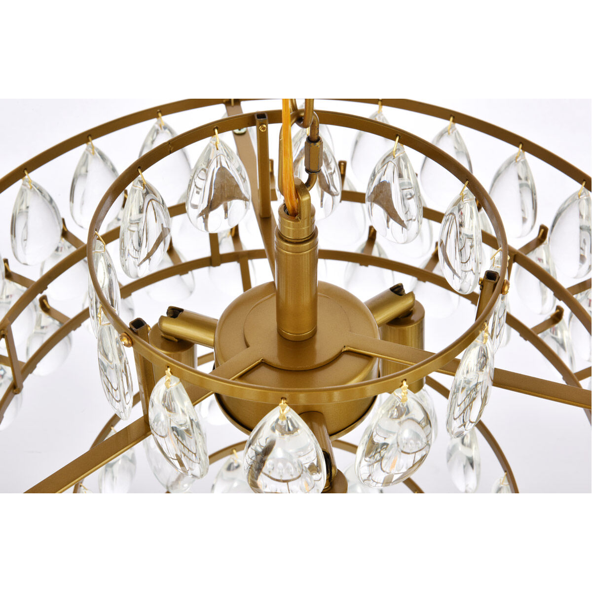 Mila 3 Light 16 inch Brass Pendant Ceiling Light