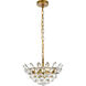 Emilia 3 Light 14 inch Brass Pendant Ceiling Light